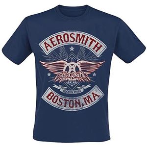 Aerosmith Boston Pride T-shirt navy XL 100% katoen Band merch, Bands