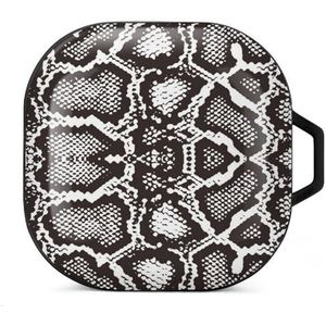 Snake Python Earbuds Case Compatibel met Samsung Hard Shell Beschermhoes Zwart-Stijl