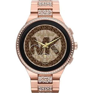 Michael Kors- Dames smartwatch Gen 6, Camille roségoudkleurig roestvrij staal met roségoudkleurig roestvrij stalen armband, MKT5147