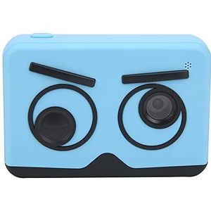 Mini-kindercamera, Schattige Cartoon Kind Selfie Camera met 2 Inch Scherm 20MP 1080P HD 400mAh Batterij Video-opnamecamera, Cadeaus voor Jongens Meisjes Leeftijd 3-10 (Blauw)