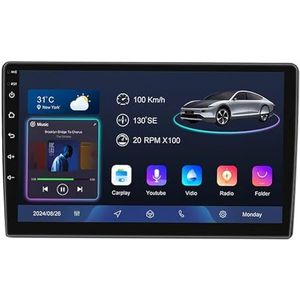 Android 14 9 Inch Touchscreen Autoradio 2 Din voor Toyota Etios met CarPlay & Android Auto Stuurbediening GPS Navigatie AHD Backup Camera Bluetooth (YS10 (2+32G))