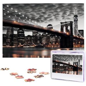 Brooklyn Bridge Puzzels Gepersonaliseerde puzzel 1000 stukjes legpuzzels van foto's foto puzzel voor volwassenen familie