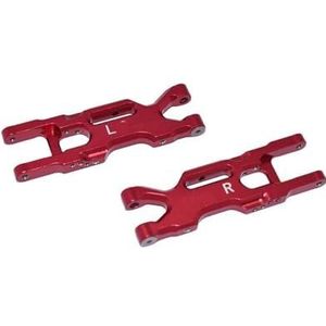 MANGRY Achter Lagere Draagarm Achter Lagere Swing Arm LOS214003 Fit for Losi 1/18 Mini-T 2.0 2WD Stadion Truck RTR (Size : Red)