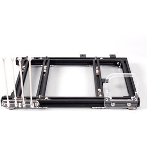 Volledig zwarte M-ATX-behuizing, computerbehuizing met goede warmteafvoerprestaties, pc voor doe-het-zelf-computerbehuizing