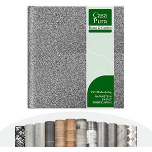 Casa Pura Venezia V05 Vinyl vloerbedekking per meter in vele designs, houtlook / tegellook / steenlook, pvc-designvloer voor keuken, badkamer en woonkamer, 100 x 400 cm
