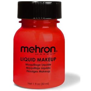 Mehron Liquid Makeup - Red (30 ml)