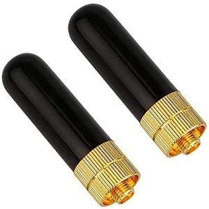 Retevis RT805s Walkie Talkie Antenne SMA-F Compatibel met RT5 RT5R RT5RV RT7 BaoFeng UV-5R BAOFENG GT-3TP BF-888S Kenwood Wouxun TYT Puxing Radio Dual-band VHF / UHF Korte Antenne (2 St.)