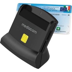 MEDIACOM Smart Card Reader + Card Reader USB CRS CNS