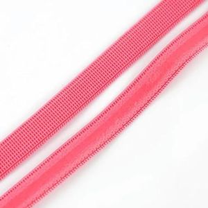 Antislip siliconen beha elastische band voor naaien 10 mm ondergoedband rubberen band antislip kanten tapes kledingaccessoires-RoseRed-10mm-10Meter
