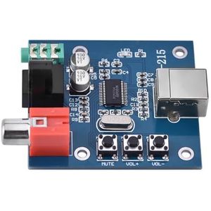 PCM2704 Decoder Board Externe HiFi Geluidskaart Draagbare USB Decoder Board 3.5mm Analoge Uitgang F/PC