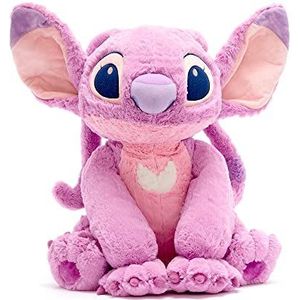 Disney Store officiële grote Angel-knuffel voor kinderen uit, Lilo en Stitch, 55 cm, pluchen, knuffelbare, kleine vrouwtjesalien met geborduurde details en zachte afwerking
