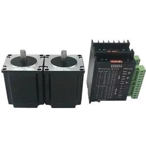 KACGHRDN Nema 23 Stepper Motor Single Shaft 8 mm 3 A 1,2 Nm 2 Nm 3 Nm 200 W Power Supply Driver Kit voor Graveren Machine Router 3D Printer(5 Kit-Power Supply, 2 Nm)