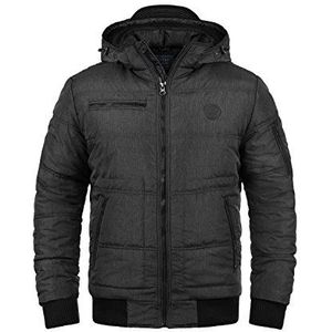 Blend Boris Winterjas voor heren, outdoorjas met capuchon, Zwarte Mit Teddy-futter, M