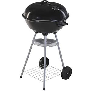 ProGarden Kogelbarbecue op Wielen 46 cm Zwart