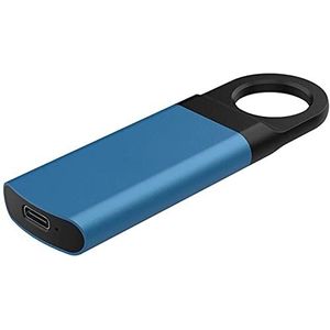 Externe Solid-state-laufwerk-tasche SSD 1 TB 512 GB 128 GB, 1,2 inch Usb C 3.1 Tragbarer Backup-speicher, Geeignet voor Pc-desktops, laptops, smartphones (blauw, 256GB)