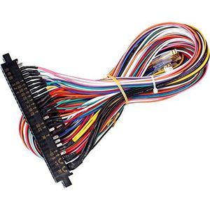 EG STARTS Arcade JAMMA 56 Pin Interface Kast Draad Kabelboom Loom Multicade Arcade PCB Kabel Voor Arcade Machine Video Game Consoles Jamma 60-in-1 board & Pandora doos 2 3 4 Game
