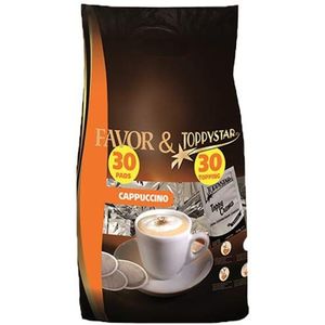 Favor - Cappuccino Megazak - (30 pads + 30 topping)