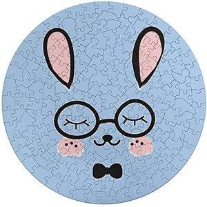 Kawaii Bunny Animal Shaped Jigsaw Puzzels Leuke Houten Puzzel Familie Puzzel Geschenken 195 STKS