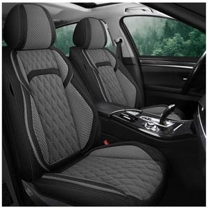 Beschermhoes Autostoel Voor Volvo Voor V40 Aangepaste Set Auto-interieur Stoelhoezen(Black Grey 1set)