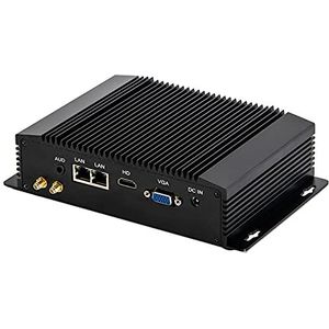 KINGDEL K590 Mini PC Celeron 2955U 1.4 GHz 2 MB Cache CPU 4 GB DDR3 RAM 64 GB SSD 4xUSB3.0 2xLAN 2xCOM HD VGA 2 schermen Ondersteund