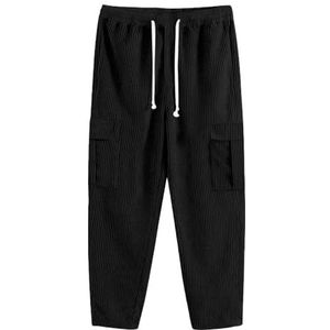 yk8fass Losse Casual Werkbroek tf-3592 (XXL, Zwart)