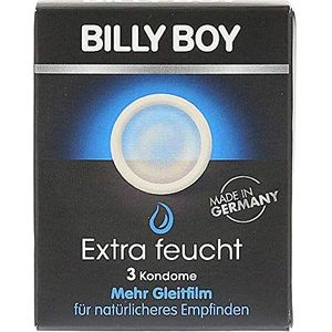 Billy Boy Extra vochtige condooms, 3-delig