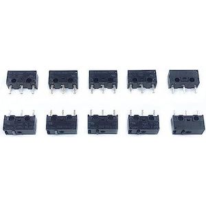 SFOCQVISH 2 Stuks/los Kersen DG1 DG2 DG4 T85 Muis Micro Schakelaar Zwart Grijs Goud Legering 0,74 N 1,47 N DG6 1,50 N(Dg1 Grey 1.47n)