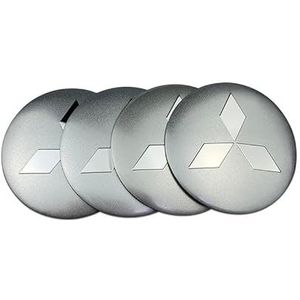 4 stuks Auto Wieldoppen voor Mitsubishi Colt Z30 2004-2012, Met Autologo, Bandennaafafdekking, Wielstickers, Modificatie-embleem, Stylingaccessoires,B