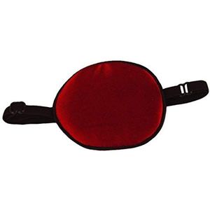 Courtieyeardceastea Elastische Zijde Oogpatch voor Volwassenen Lui Oog Amblyopie Strabismus Rood