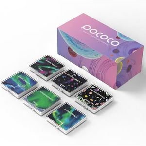 Realistic Discs Aurora and Deep Sea - Discs for POCOCO Galaxy Lite Star Projector Home Planetarium, 5k Ultra HD, 6 Pieces (Aurora and Deep Sea - 6 Discs without Projector)