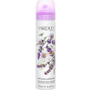 Yardley London English Lavender Body Spray, 75ml, Pack of 1