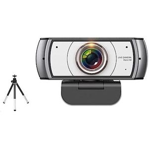 Webcam, Webcam 120° groothoek Webcam Full HD 1080P met statief for conferenties, livestreaming, opname