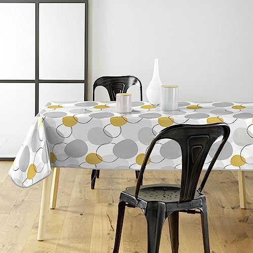 douceur d'intérieur, Rechthoekig tafelkleed (140 x 240 cm) discogeel, pvc-print