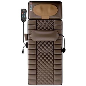 Massagemat For Het Hele Lichaam Met Warmte, 20 Koppen, Vibrerende Massagematras, Verwarmde Massagemat For Verlichting Van Rug-, Lumbale En Beenpijn, Opvouwbare Opbergruimte