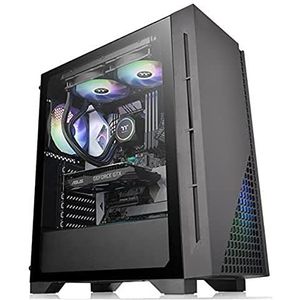 Thermaltake H330 TG - PC-chassis - Gehard Glas - Zwart