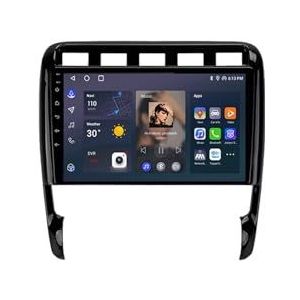 Android 12 Auto Stereo MP5 Player 9'' Screen Autoradio Voor Porsche Cayenne I 1 9PA 2002-2010 Car-play Android Auto GPS-navigatie Bluetooth RDS FM AM DAB+ Radio Stuurbediening Voice Control(8 Core 2