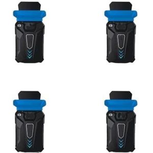 Draagbare Laptop Koeler Luchtextract Blazende Wind Koelventilator USB Koeler Voor 15 15.6 17 Inch Laptop Snelheid Verstelbare(A 4pcs)