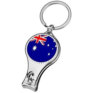 Vlag van Australië Vingernagel Clipper Metalen Vingernagel Cutters Draagbare Nail Clipper met Nagelvijl