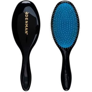 Denman Brush Tangle Tamer All-Star Voor Ontwarren, Föhnen & Styling Haar Zwart/Blauw D94L