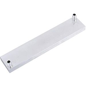 ASHATA Waterkoelingsblok, Aluminiumlegering Heatsink die Vloeibaar Koeler Blok 40x200mm koelen