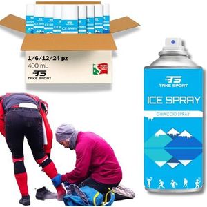 TS Take Sport Onmiddellijke koude spray, 400 ml, direct ijs bij verwondingen, verstuikingen, kneuzingen en eerste hulp, professionele spray voor sporters en fysiotherapie