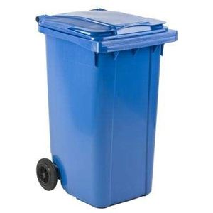 Mini Container - 240 liter Blauw - Kliko Afval Container 240liter - Afvalbak 240l