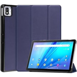 Compatibel Met TCL Tab 10s 10.1 ""2021/NXTPAPER 10S 2022 Tablet Case Magnetische Opvouwbare Smart Beschermhoes(Color:Dark Blue,Size:For TCL Tab 10S)