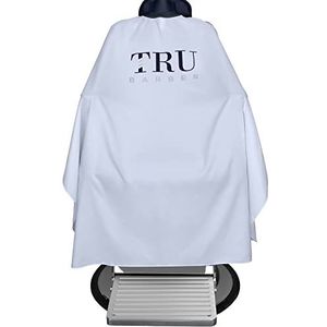 TRU BARBER Kapper cape, kapperscape, XXL , met siliconen kraag, professioneel, kappersmantel 100 % polyester