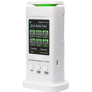 Luchtdeeltjesteller luchtkwaliteitsdetector met pc-vensanalyse PM2.5 PM10 HCHO TVOC C6H6 CO2-thermometermonitor Thuistester Gegevens bijhouden