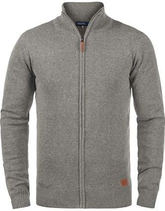 BLEND Gebreid vest 'Norman'  grijs