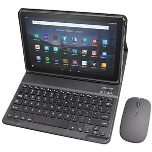 Toetsenbordhoes Voor Amazon Fire HD 10 Tablet (13E Generatie, Release 2023), Afneembaar Bluetooth-Toetsenbord Met Muis,English keyboard