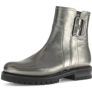 Gabor Bikerboots voor dames, comfortabele extra breedte (H), Acciaio 90, 39 EU Breed