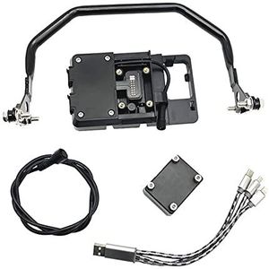 Navigatiebeugel Motorfiets Draadloos Opladen Mobiele Telefoon Navigatie Mobiele Telefoon Houder Voor B&MW R1200GS R1250GS F700GS F800GS F750GS F850GS Motorfiets telefoonhouder(4)