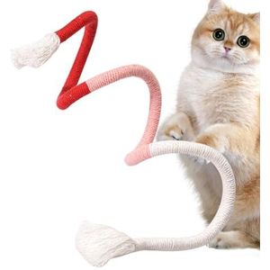 Bitong Kauwspeelgoed voor katten, interactief kattenspeelgoed met levendige kleuren, woonaccessoires voor katten, voor slaapkamer, werkkamer, woonkamer, kattenhuis, toevluchtsoord
